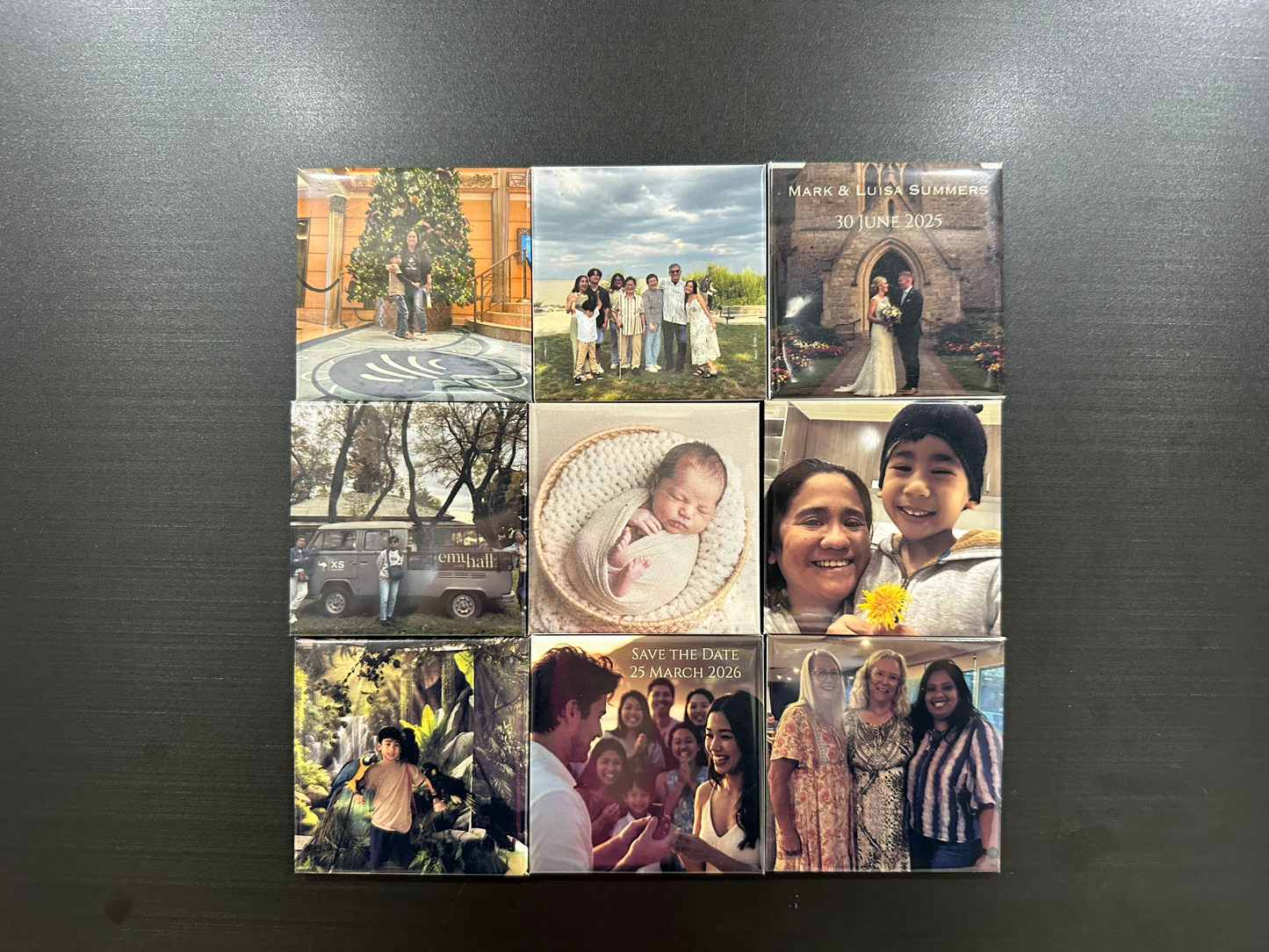 Custom-made Photo Magnets (9 Pack)