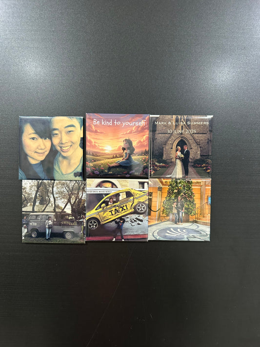 Custom-made Photo Magnets (6 Pack)